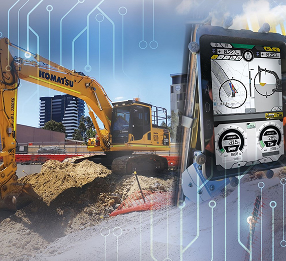 Komatsu 3D Makine Yönlendirmesi 3